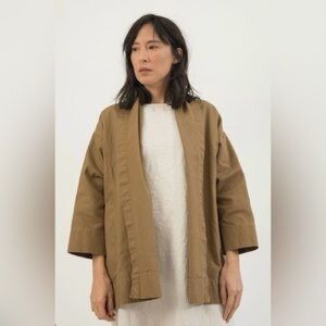 Elizabeth Suzann Clyde Jacket L/XL upcycled cotton canvas